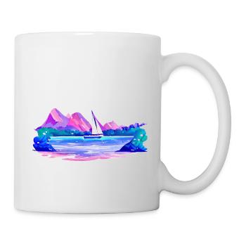 Sailing Sailing Sailing Sailing Sailboat - Mug - white - Right