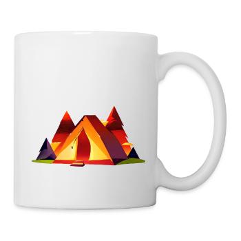 Caravane Camping Camping-car Gift Camp Camping - Mug blanc - blanc - Droite