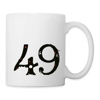 49 numero chiffre quarante neuf 2003 A - Mug blanc - blanc - Droite