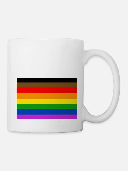 Philadelphia Pride Flag - Mug - white