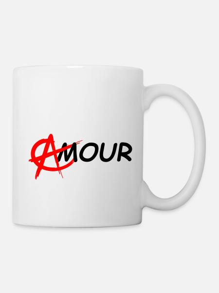 Amour : anarchie relationnelle - Mug blanc - blanc