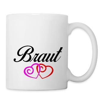 braut 1 - Tasse - Weiß - Rechts