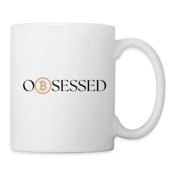 Obsédé par Bitcoin - Mug blanc - blanc - Droite