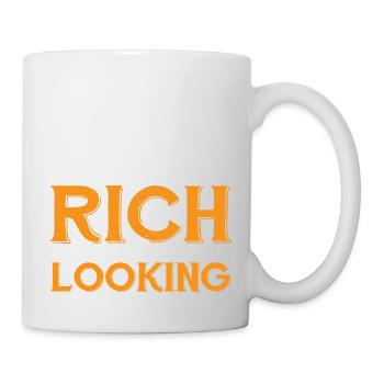 Pourquoi ne puis-je pas être riche au lieu d’être beau 7 - Mug blanc - blanc - Droite