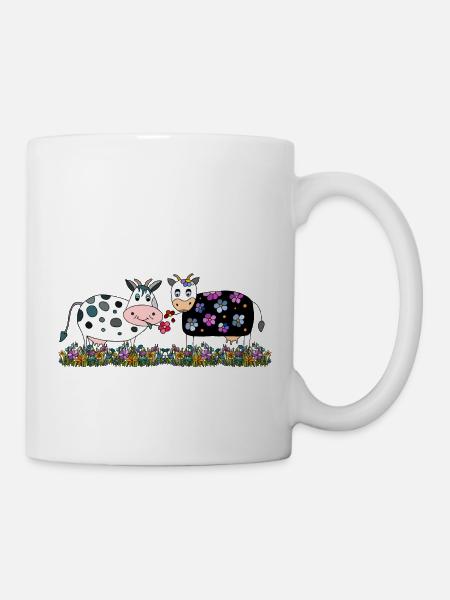 Vaches - Mug blanc - blanc