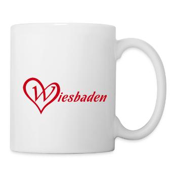 Wiesbaden - Tasse - Weiß - Rechts