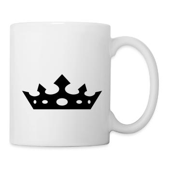 Süßes "Diadem" Design für sie - Tasse - Weiß - Rechts