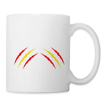 krallen spanien 2 - Tasse - Weiß - Rechts