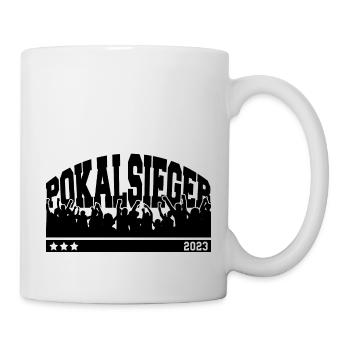 Pokalsieger 2023 - So sehen Sieger aus - Tasse - Weiß - Rechts