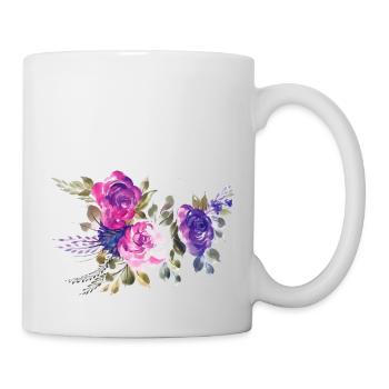 Flower Blume Pflanze - Tasse - Weiß - Rechts