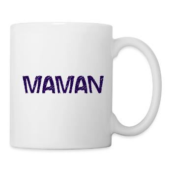 BONNE FÊTE MAMAN. MAMAN. FÊTE DES MÈRES. JE T'AIME - Mug blanc - blanc - Droite