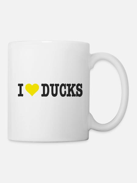 I Love Ducks - Mug - white
