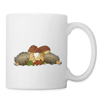 Igel - Tasse - Weiß - Rechts