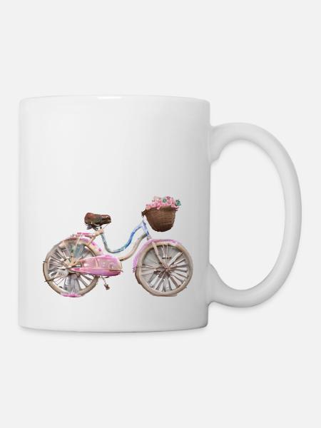 Fahrrad Fahrradfahrer Radfahren Radeln Radfahrer - Tasse - Weiß