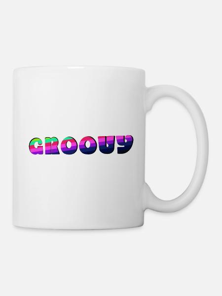 GROOVY - Tasse - Weiß