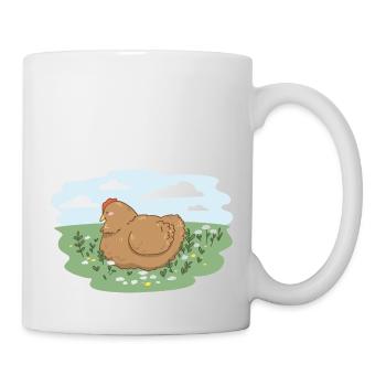 Mère poule - Mug blanc - blanc - Droite