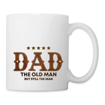 Dad The Old Man but still the Man - Mug - white - Right