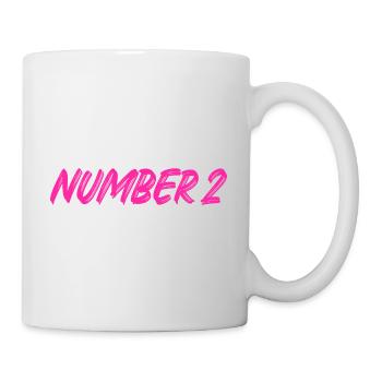 Number 2 - two - second - second - 2 - number 2 - Mug - white - Right