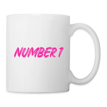 Number 1 - eins - erster - erste - 1 - Nummer 1 - Tasse - Weiß - Rechts