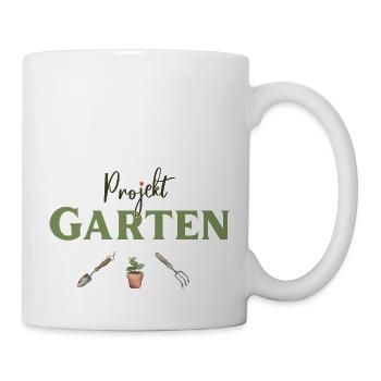 Projekt Garten Gärtnerin, Gärtner - Tasse - Weiß - Rechts