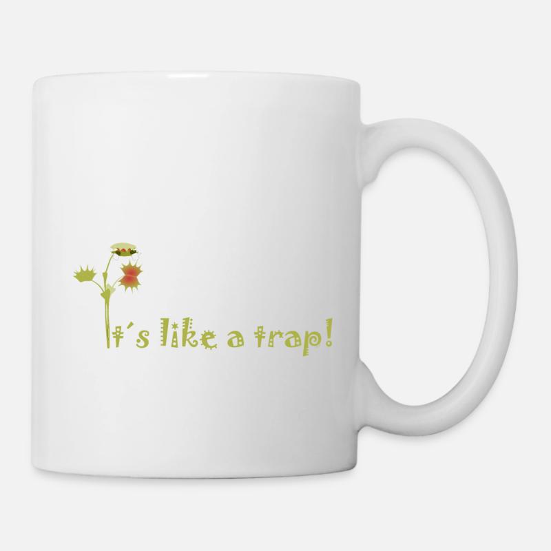 Karnivoren Pflanze - Tasse - Weiß