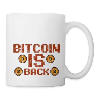 Bitcoin Is Back 3 - Tasse - Weiß - Rechts