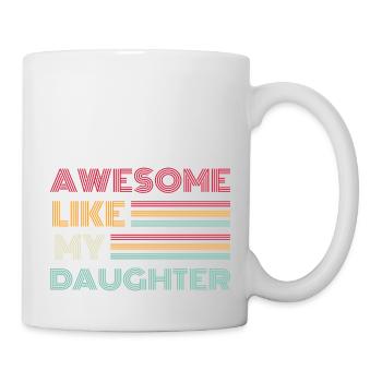 Génial comme ma fille - Mug blanc - blanc - Droite
