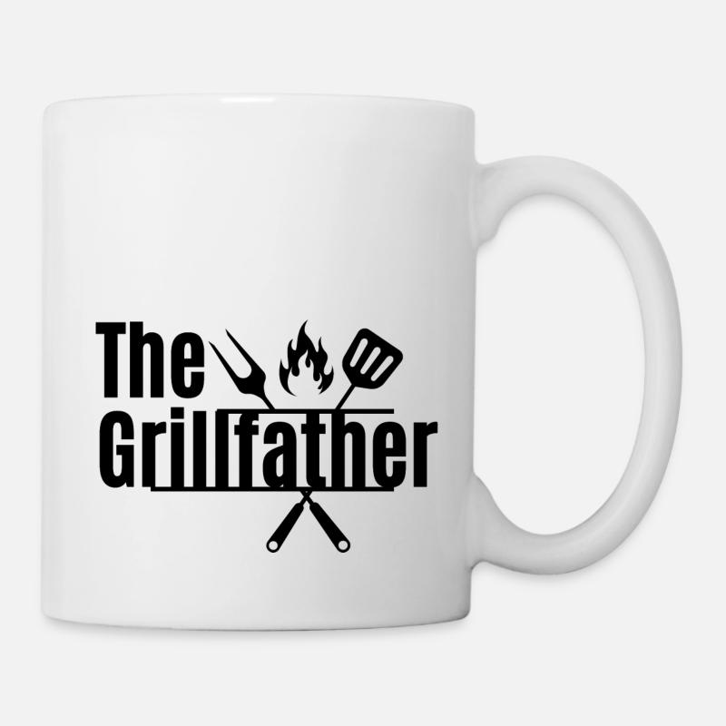 Der Grillvater - Tasse - Weiß
