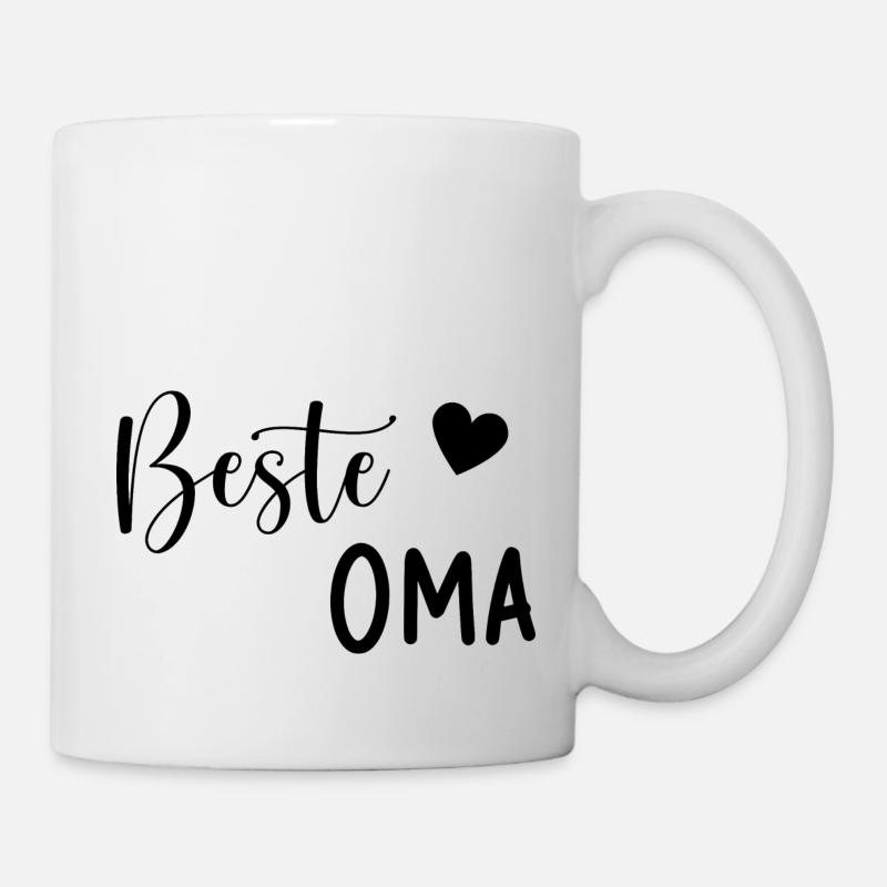 Beste Oma Geschenkidee - Tasse - Weiß