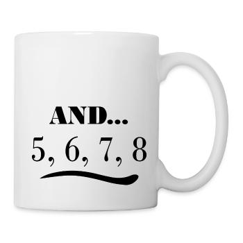 Dancing Dance Music - Mug - white - Right