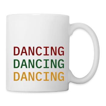 Dancing Dance Music - Tasse - Weiß - Rechts