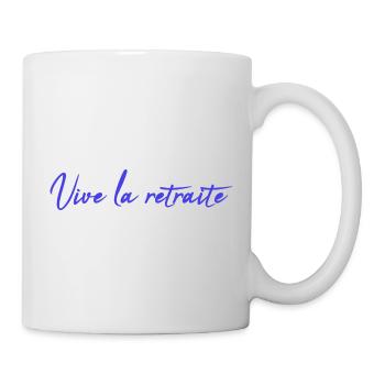 RETIREMENT. HAPPY RETIREMENT. HAPPY RETREAT - Mug - white - Right