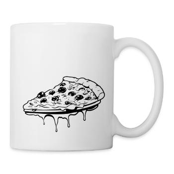 Pizza Fast Food Pizzeria - Tasse - Weiß - Rechts
