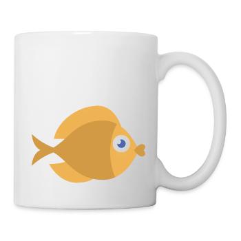Meerestiere - Tasse - Weiß - Rechts