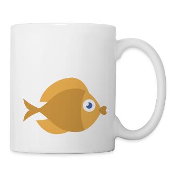 Meerestiere - Tasse - Weiß - Rechts