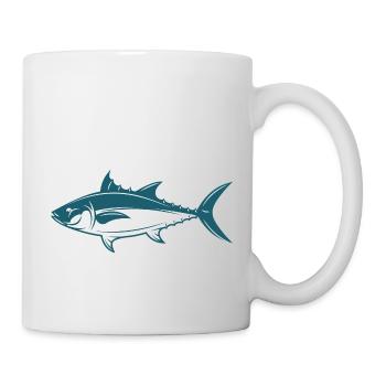 Meerestiere - Tasse - Weiß - Rechts