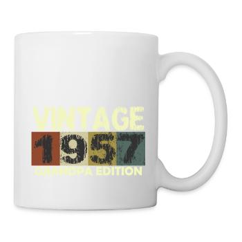 Vintage Birthday rétro sunset design - Mug blanc - blanc - Droite