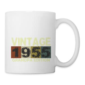 Vintage Birthday rétro sunset design - Mug blanc - blanc - Droite