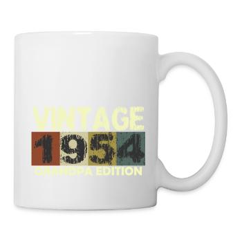 Vintage Birthday rétro sunset design - Mug blanc - blanc - Droite