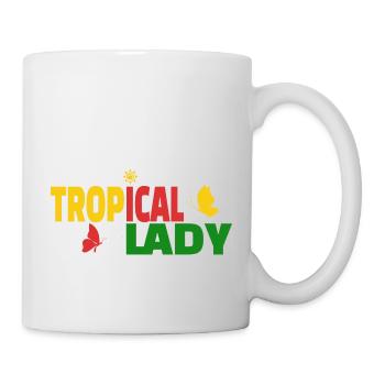 Tropical lady - Mug - white - Right