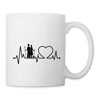 Bauer Herzschlag - Tasse - Weiß - Rechts