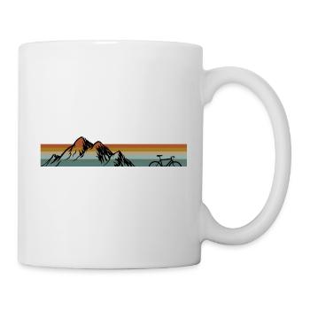 Mountain and MTB - Mug - white - Right