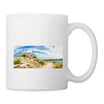 The Wall of Oštrica (Bedem Grebastica) Croatia - Mug - white - Right