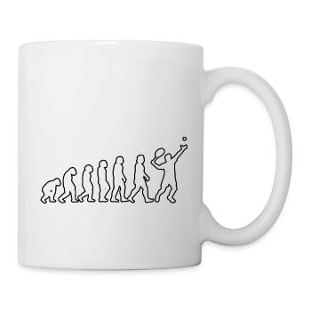 Tennisverein Tennis Tennisliebhaber Tennisspieler - Tasse - Weiß - Rechts
