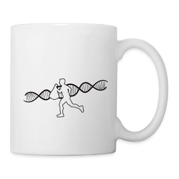 Plogging Geschenk Müll sammeln Ploggen Jogging - Tasse - Weiß - Rechts
