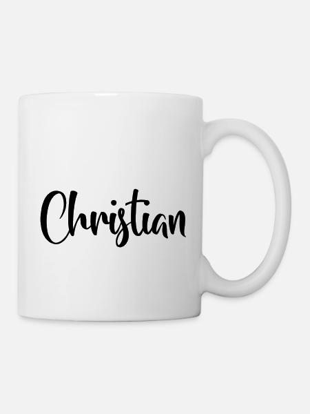 Vorname Christian - Tasse - Weiß