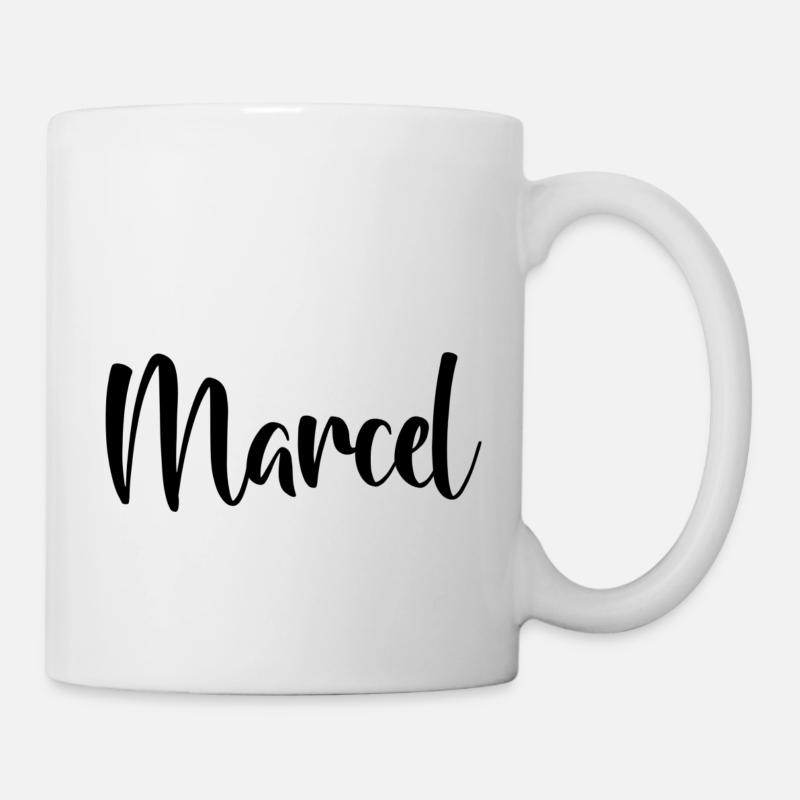 Vorname Marcel - Tasse - Weiß