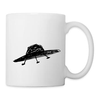 UFO - Tasse - Weiß - Rechts