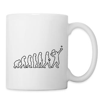 Tennisverein Tennisspieler Tennis Tennisliebhaber - Tasse - Weiß - Rechts