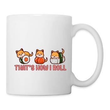 Shiba Inu Chien Sushi Japon Akita I Cadeau - Mug blanc - blanc - Droite